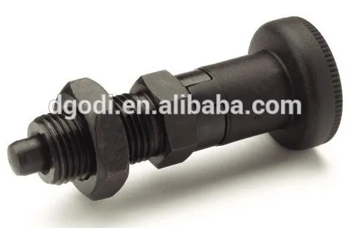 shelf pin with screw pin and spring plunger pin