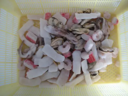 Healthy Food Frozen Mixed Seafood 1 Lb Bag