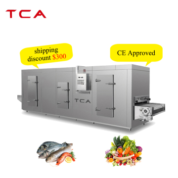XXD Individual Fluidized Spiral Blast Quick Freezing (IQF) Tunnel Plate Freezer Machine Price