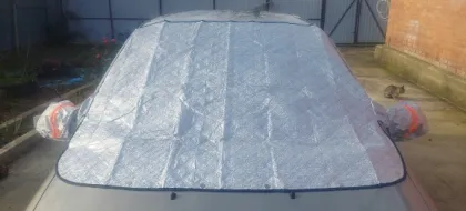 Snow Windshield Cover - Car Snow Shield and Sunshade