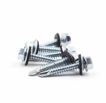Carbon Steel Self Drilling Screw with EPDM Znic-plated