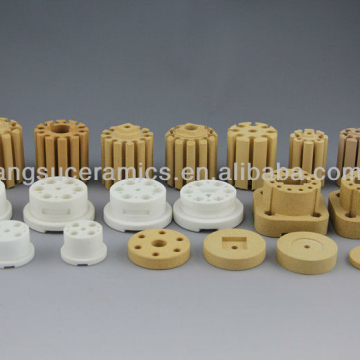 Cordierite Bobbin Barrel Electric Ceramic Heater Parts