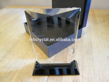 Solid Glass Blank Trophy Award Statue MH-J0751