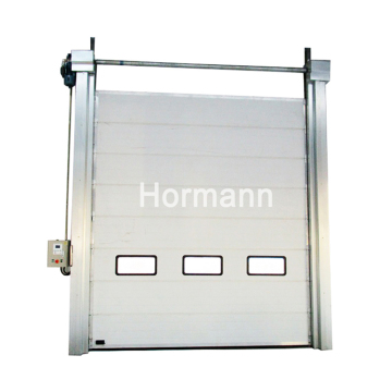 Vertical Lift Industrial Safety Doors for the Aluminum Industry: Heavy Duty Roll Screw High Speed Solutions
