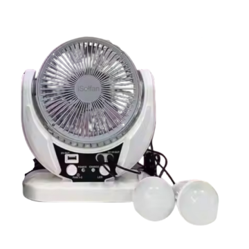 ISolfan Portable Solar-Powered Table Fan Kit