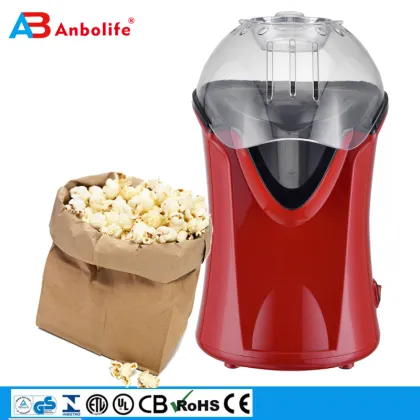 ANBO BEST TV Partner CE ETL certi Microwave Popcorn Machine Popcorn Maker Hot Air Popcorn Popper with FDA Approved no Oil Needed