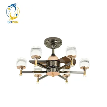 2023 LED Lights with Ceiling Fan: Retractable Chandelier Fan Light