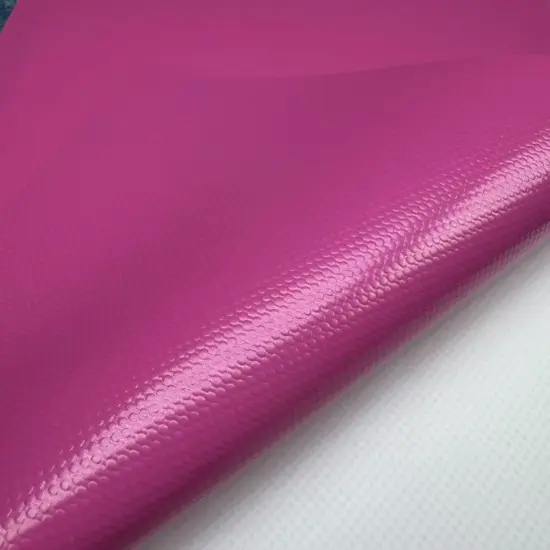 Livite 680GSM pink PVCcoated fabric tarpaulin materials