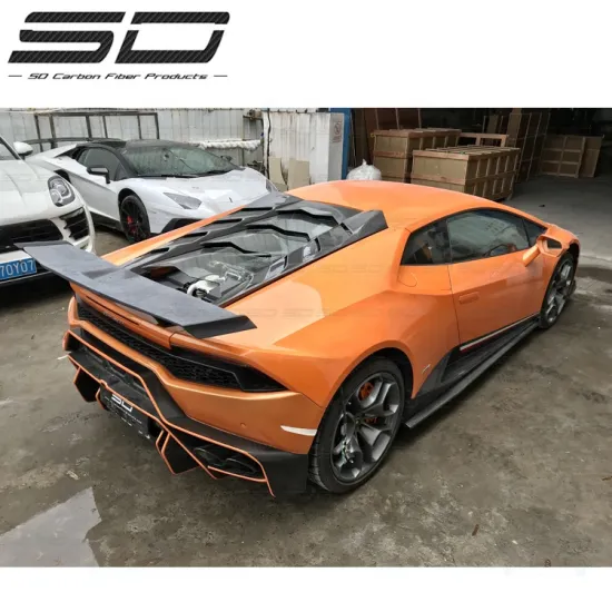 BodyKit Carbon Fiber SD Style Bumper Kits for Lamborghini Huracan LP 580/610 Upgrade to Performante Full Body Kit