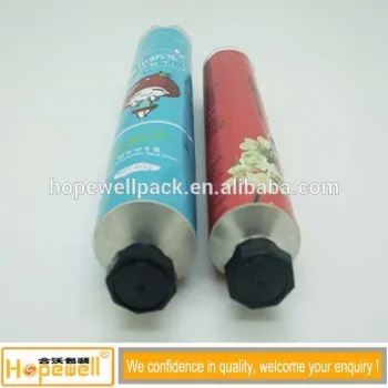 China eco friendly cosmetic hair cream tube collapsible aluminum tubes cosmetic