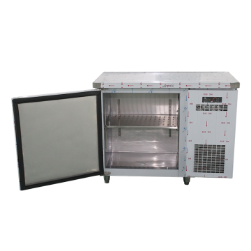 Large capacity stainless steel prep fridge