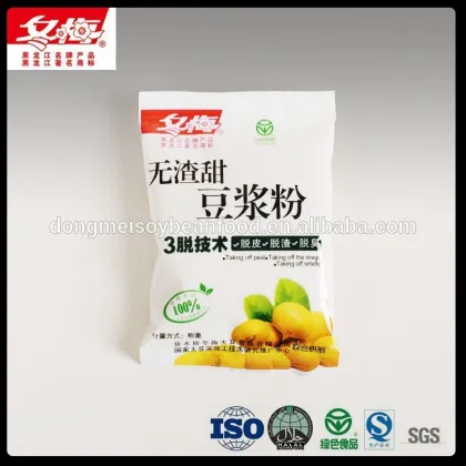 Non slag Sugar free Soymilk Powder middle bag soy bean milk powder