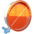 Wafer type semi lug butterfly valve