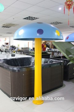 Hot sale factory Water Park Mushroom fiberglass Swimming Pool Mushroom,Spa Equipment