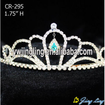 Aqua cristalina belleza nupcial Tiaras