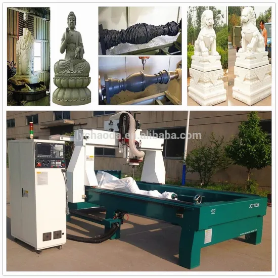 3d stone sculpture cnc machines / Vertical rotary JCS1325R granite carving cnc router