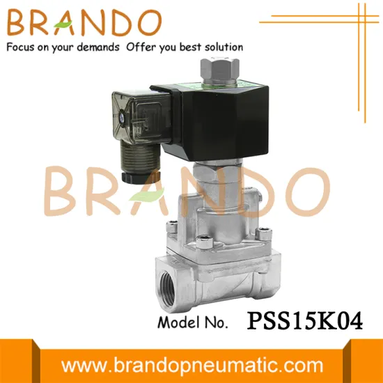 1/2'' Normally Open Stainless Steel Steam Solenoid Valve 16 bar