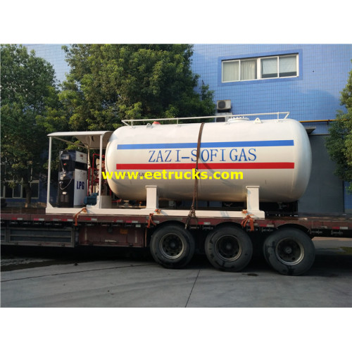 5000 Gallons 10MT Autogas Portable Skid Tanks
