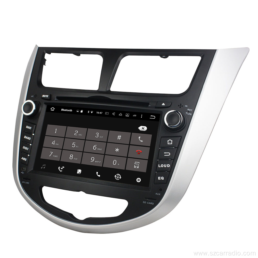 Android 8.1 car radio for Verna /Accent /Solaris 2011-2012