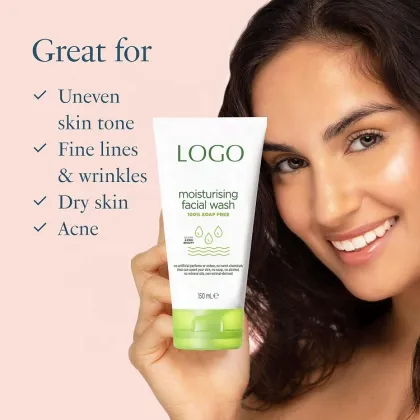 Hyaluronic Acid Facial Cleanser - Daily Use Moisturizing Face Wash