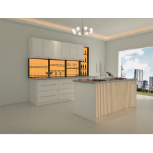 Sleek & Sophisticated Kitchen Cabinet With Slide Drawer