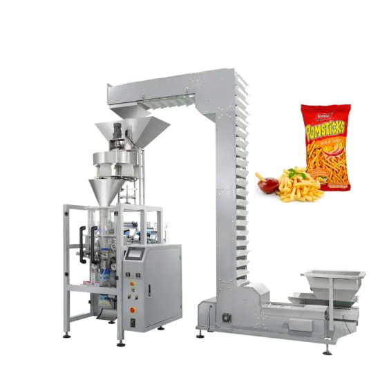 Automatic Popcorn Crisps Potato Chips Snack Packing Machine