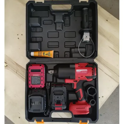 Lithium Battery Powered 650N.M Impact Wrench Set - Heavy Duty Cordless Tools