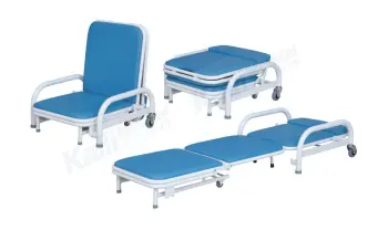 Hospital Sleeping Accompany Chair Folding Medical Recliner