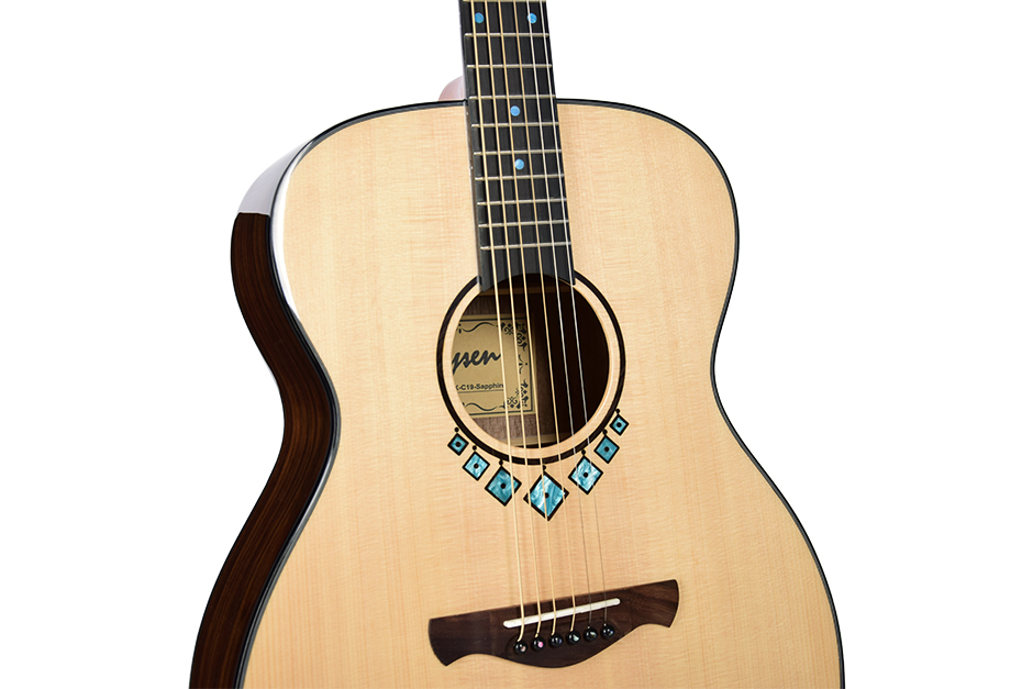 Kaysen Guitar K C19 Solid Top Acoustic Guitar 9