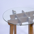 Glass Coffee Table With Magazine Rack
