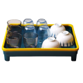 Plastic Dish Drainer Set Draining Tea Tray With Water Storage Manufactory