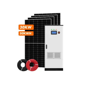 All In One Hybrid Off Grid 50kWh 30kW IP54 Solar Power System with LiFePO4 for Industrial & Commercial Use