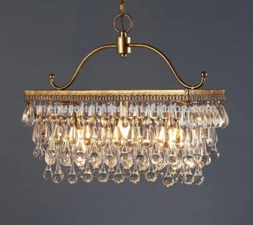 home decor LED glass Lights crystal Chandelier