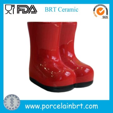 Red boot shaped wholesale Desktop Organizer Holder