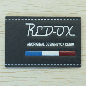 Leather Patch with Colored Printing