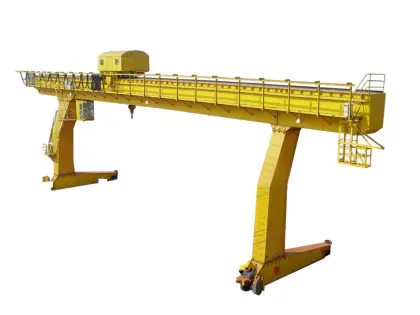 mh model rail travel single girder gantry crane
