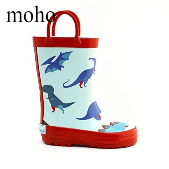 Kids Dinosaur Water Shoes - Waterproof Rain Boots for Kids