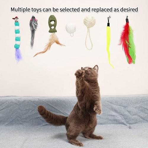 Cat Toys Kitten Toys Jump esercizio giocattolo interattivo