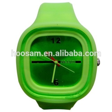New Silicone Jelly Watch, Silkscreen Printed Logo Type