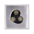 Outdoor decorative pool IP68 recessed 3w submersible