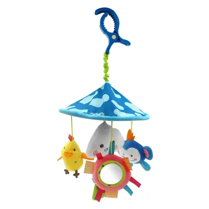 PP Cotton Rotating Wind Chime for Baby Stroller - Comfort Bed Bell