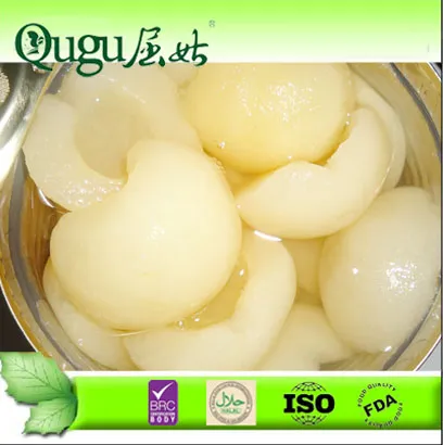 Organic canned pear