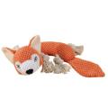 Twine Fox Plush pelleteo Pet Sentent dentición Confort juguete