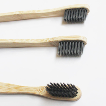 Small Green Ecological Bamboo Toothbrush Carbon Brush Hair