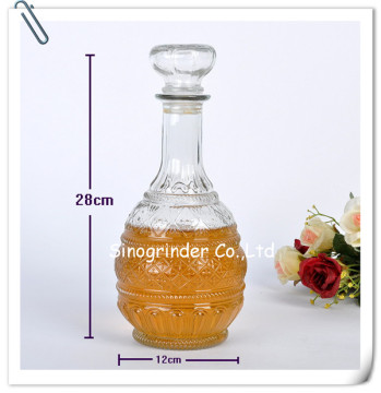 glass wine bottle