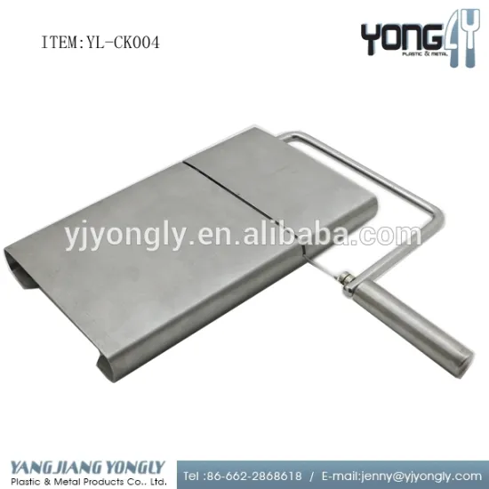 Stainless steel Cheese Cutter Serving Board Slicer wire cheese slicer