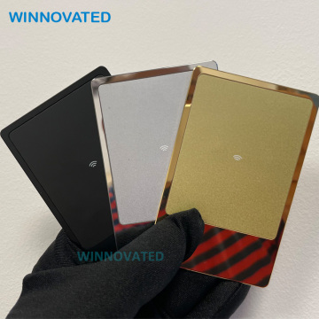 Hidden Premium Business Metal NFC Card with Full Anodized Metal and Plastic