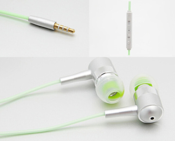 Selling universal led light earphone for iphone 7 lighting earphone microphone
