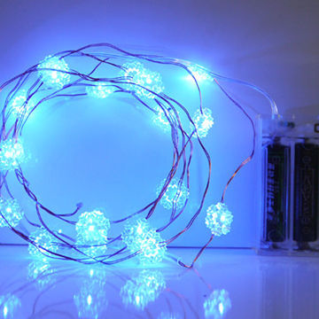 AA Battery Operated String Light Indoor Outdoor LED Light String for Christmas