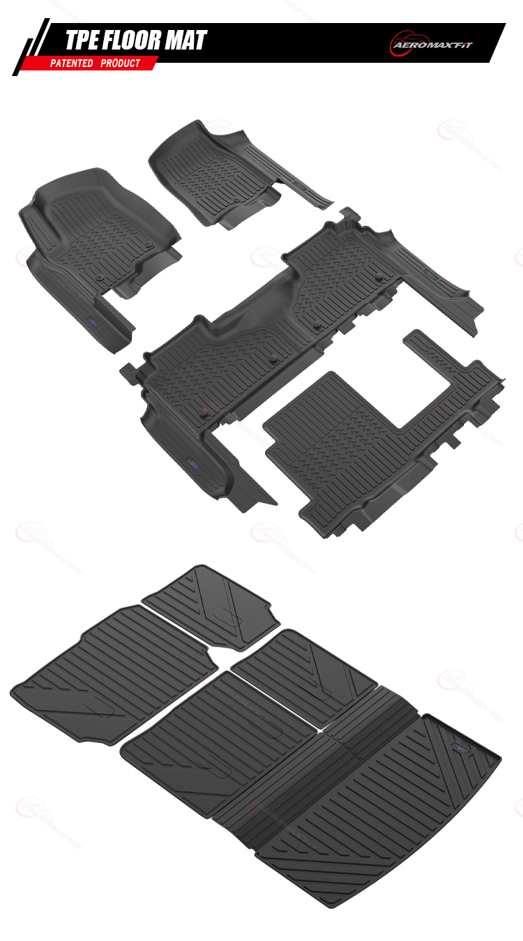 2021- GMC YukonSWB TPE floor mats1 (2)